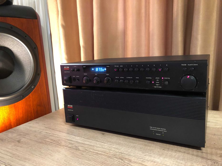 Adcom preu si power GTP-500 si GFA-545, amplificator 500W, made in USA