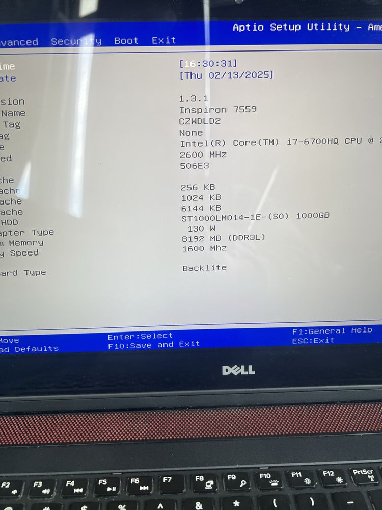 Лаптоп Dell Inspiron 7559