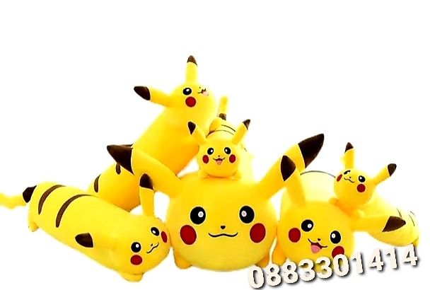 Пикачу Покемон Дълъг 50см Възглавница Стопер