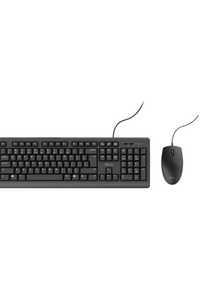 Kit tastatura + mouse Trust Primo, USB, Negru