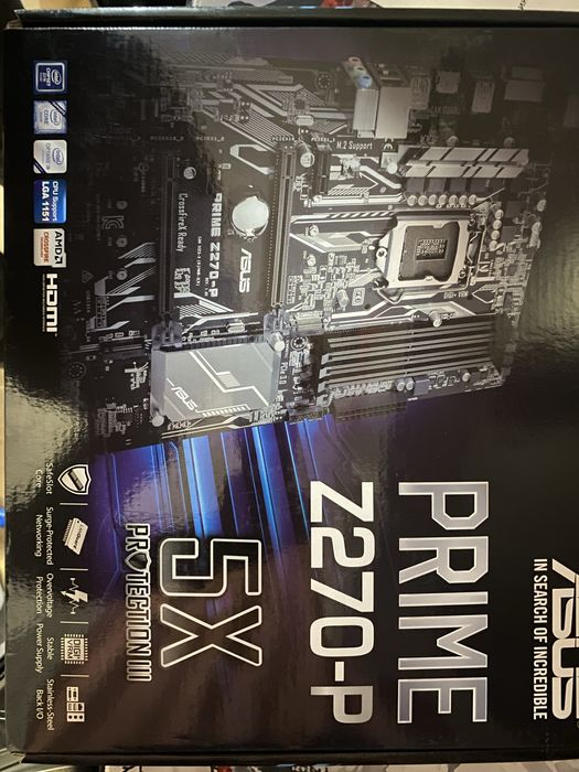 Комплект Asus Prime Z270-P Intel celeron G3900 4GB RAM