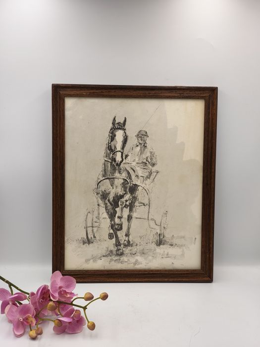 Винтидж холандска авторска картина