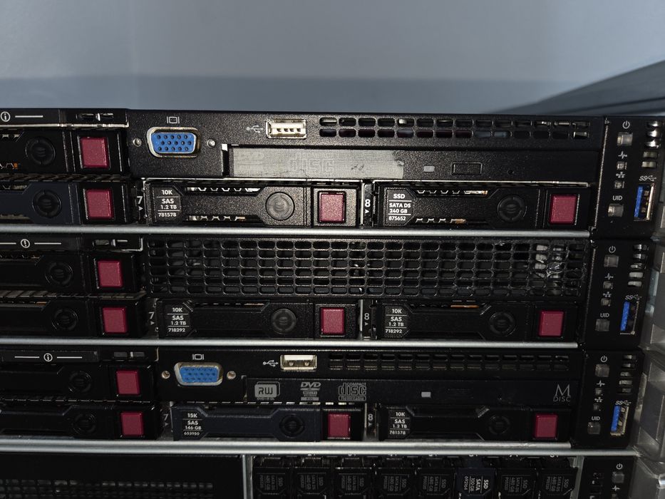 Server HP DL360 G9, 2x E5-2690v3, 32GB RAM, 8x 1.2TB, P440ar,2xPSU