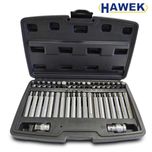 ПРОМО Комплект битове накрайници 40 Броя Hex XZN Torx 1/2" 3/4" HAWEK