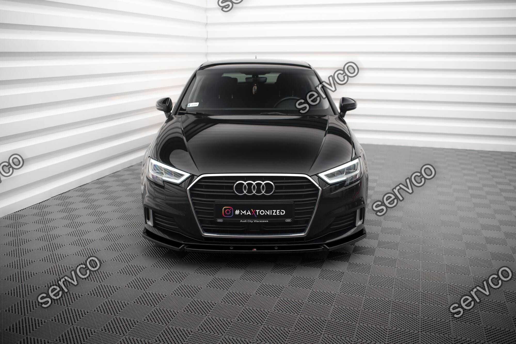 Prelungire bara fata Audi A3 Sportback 8V 2016-2020 v22 Maxton Design