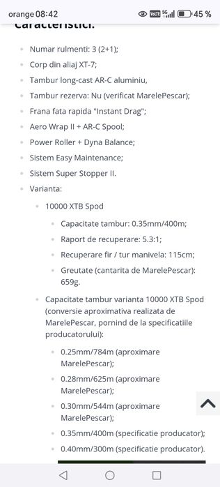 Set mulinete shimano 10000 xtb spod