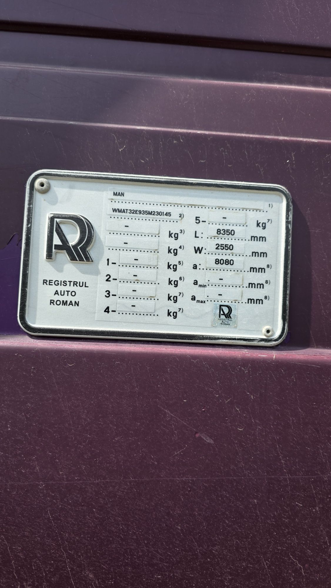 Camion MAN 19.403 | An 1997 | 400CP | 861.000 km