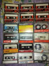 Sony 1978 год бу , Узбекские  и Новые 1 раз записанные аудио кассеты