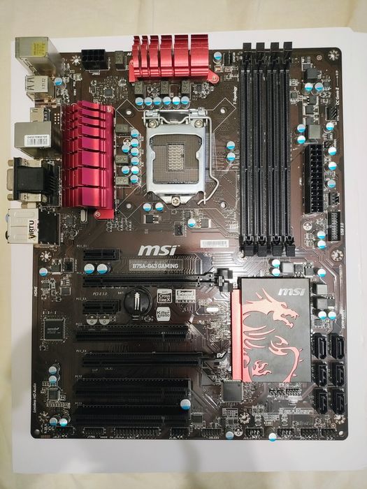 Дънна платка MSI B75A-G43 GAMING Socket 1155