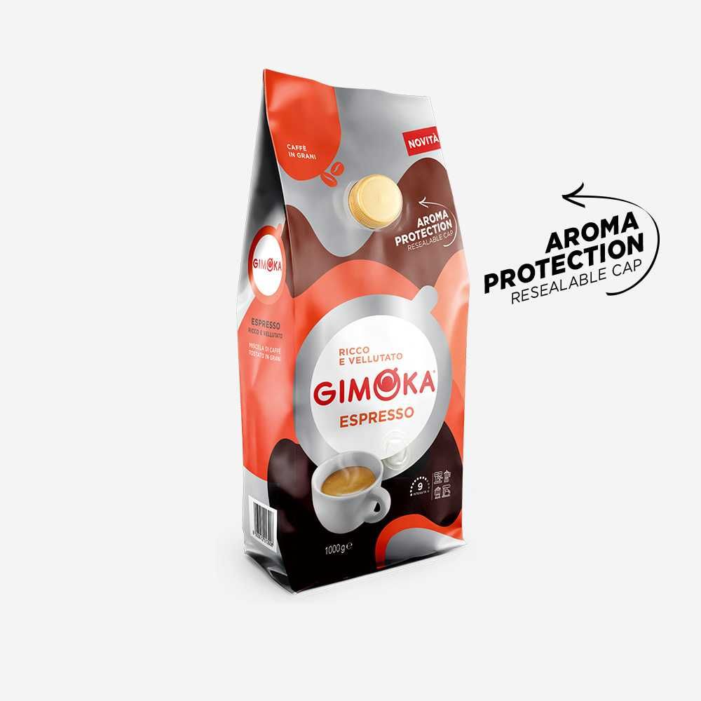 Кафе Джимока еспресо на зърна Caffe Gimoka grani