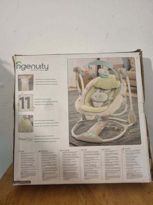 Vand leagan patut portabil Ingenuity ConvertMe bebelusi