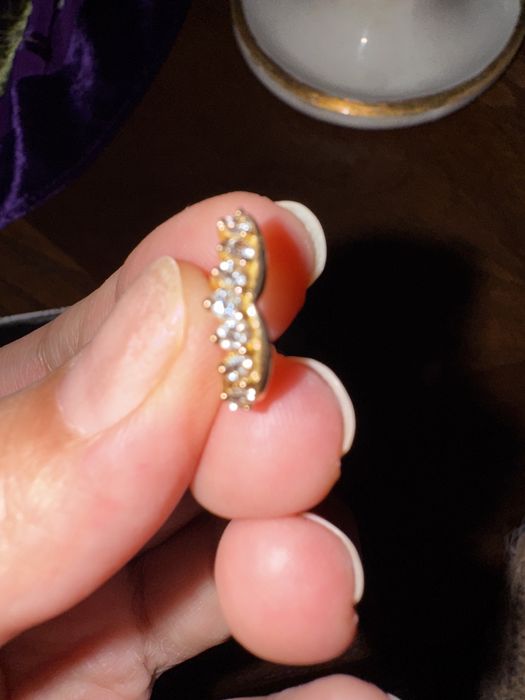 Сережки золото бриллианты