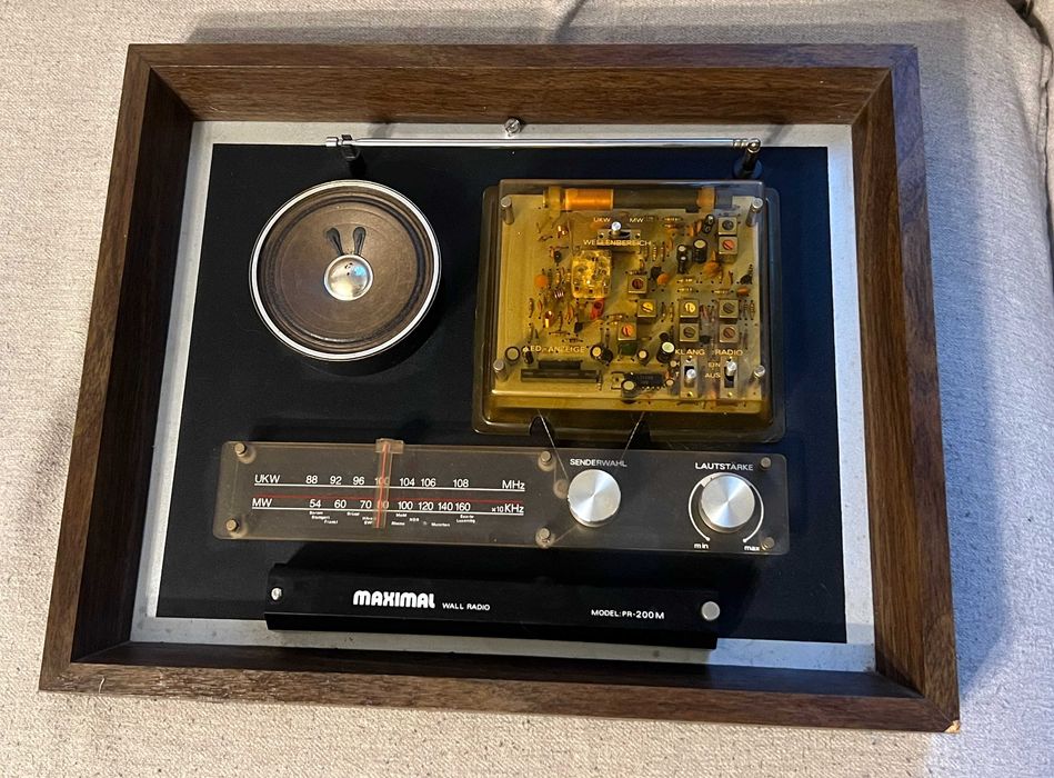 Radio Maximal PR 200M Wall Radio vintage Taiwan piesa decor rara