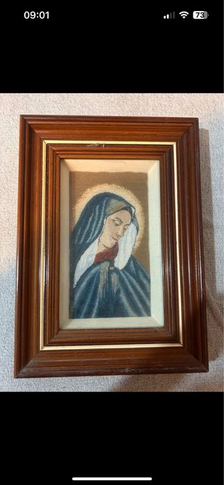 Icoana ruseasca veche + cadou icoana goblen