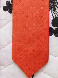 Cravata NOUA portocalie  Bigotti Exclusive, 100% matase naturala,