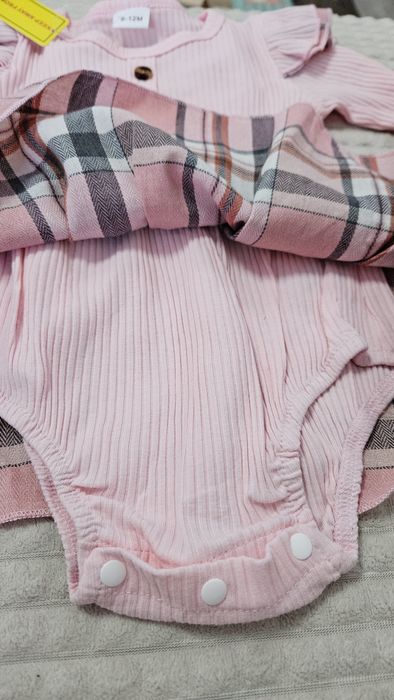 Rochie fetițe 9-12 luni nouă cu body