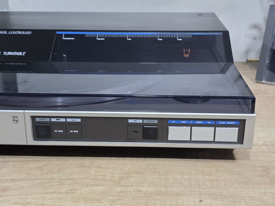 Pick-up PHILIPS FP-146, linear tracking, full digital, hifi vintage