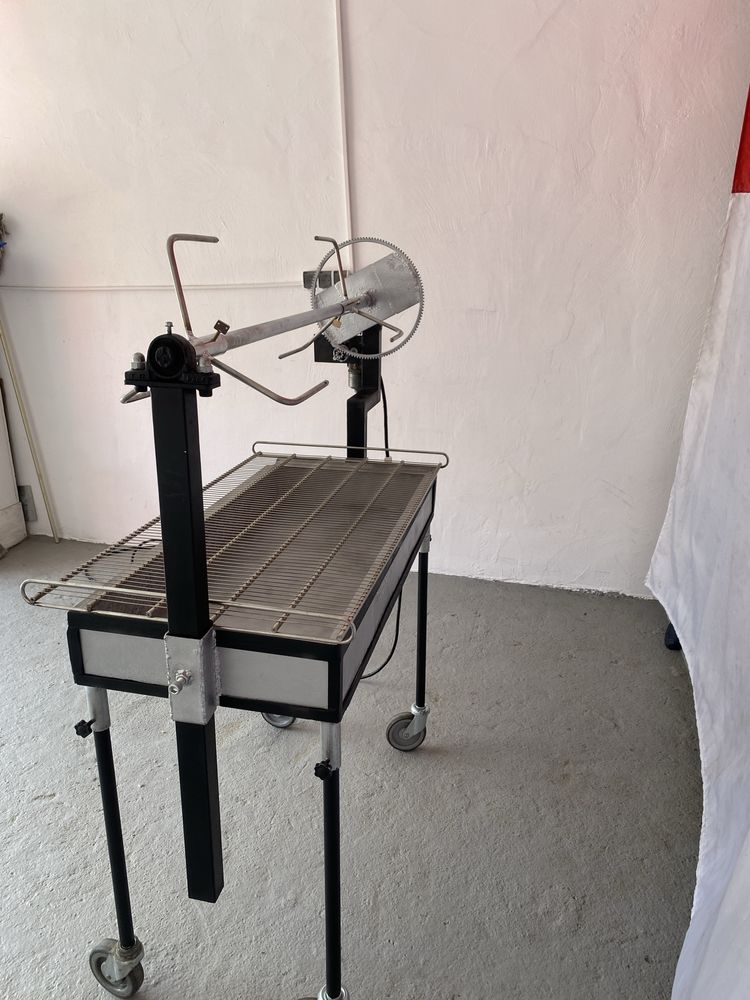 Gratar cu protap rotisor