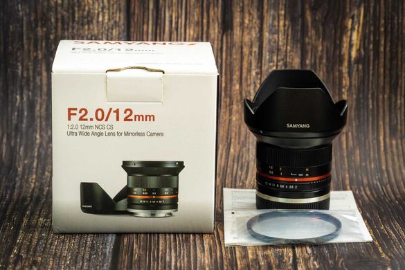 Обектив Samyang 12mm F2.0 NCS CS за Sony E