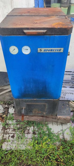 Печь на твердом топливе прометей