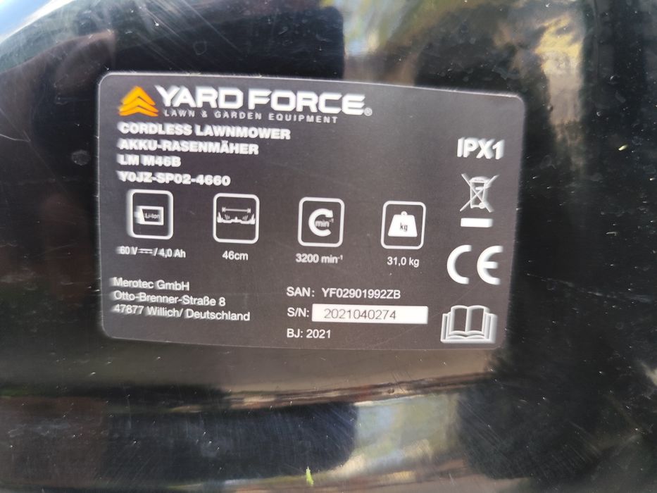 Mașină tuns iarba, baterie, electrică, autotracțiune, nouă Litiu ion