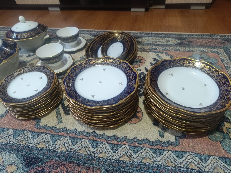 Serviciu de masă Weimar echt cobalt 12 persoane