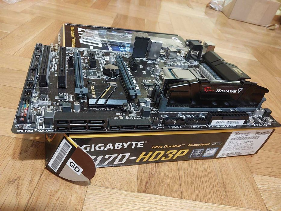 Intel Core i5 6600 + Gigabyte Z170 HD3P + 16GB G.Skill