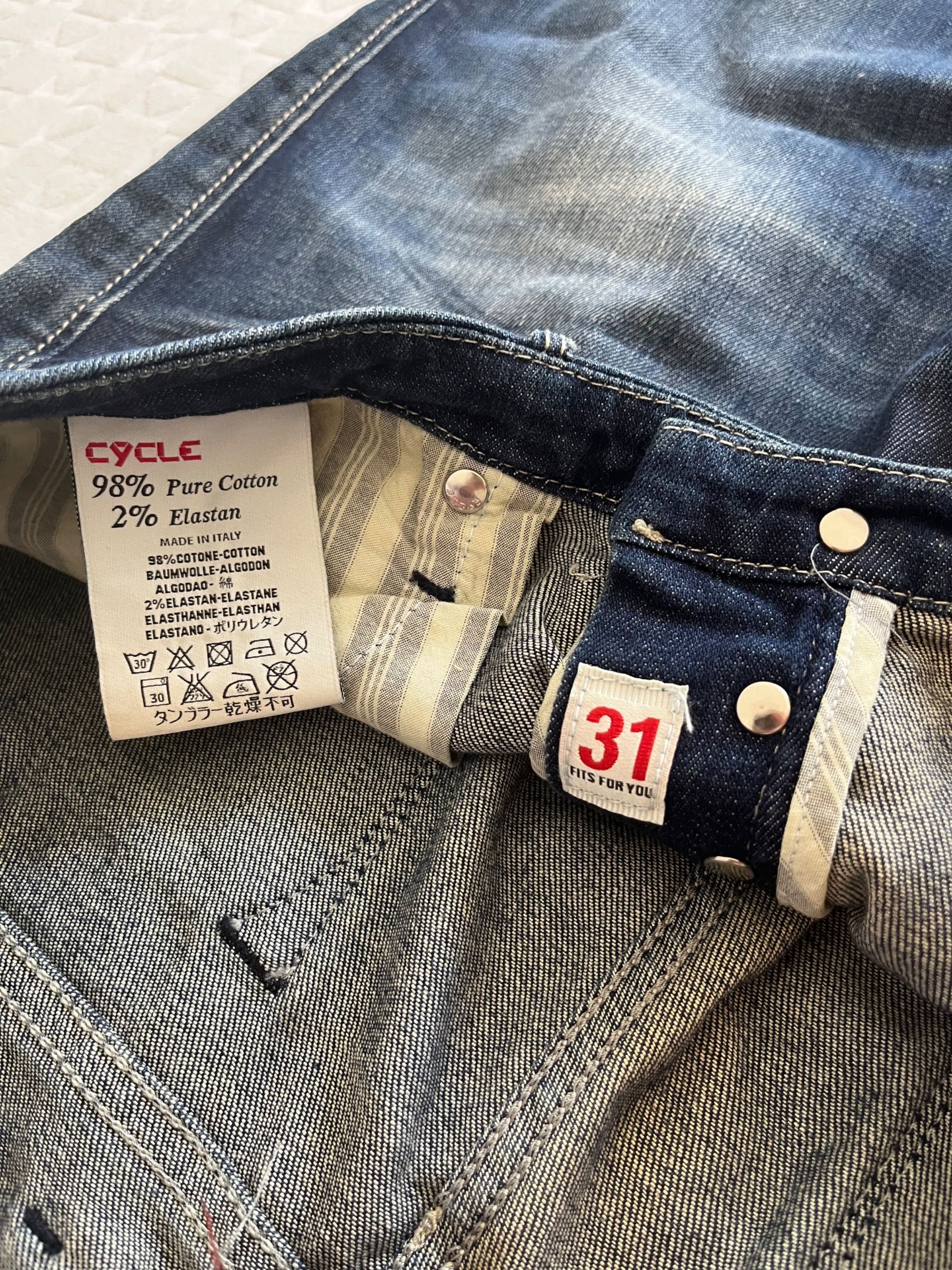 Pantaloni jeans cycle originali Italia