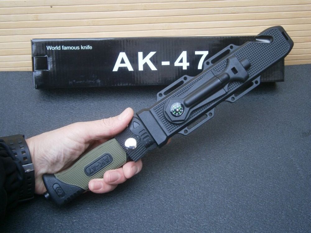 ловен нож тактическият+компас+кремък+точило Байонет CS GO M9 USA