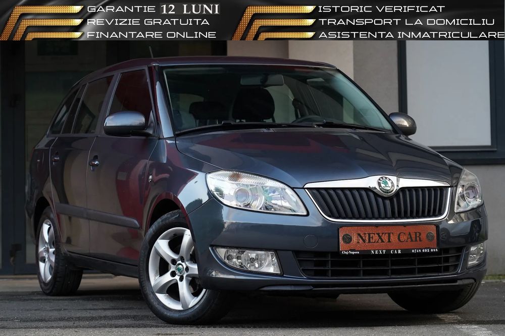 Skoda Fabia GARANTIE 12 LUNI*RATE*TRANSPORT*1.2TDI*Clima*Jante aliaj*Euro 5