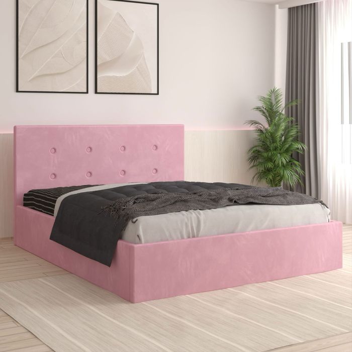 Pat FILIP tapitat catifea premium cu saltea