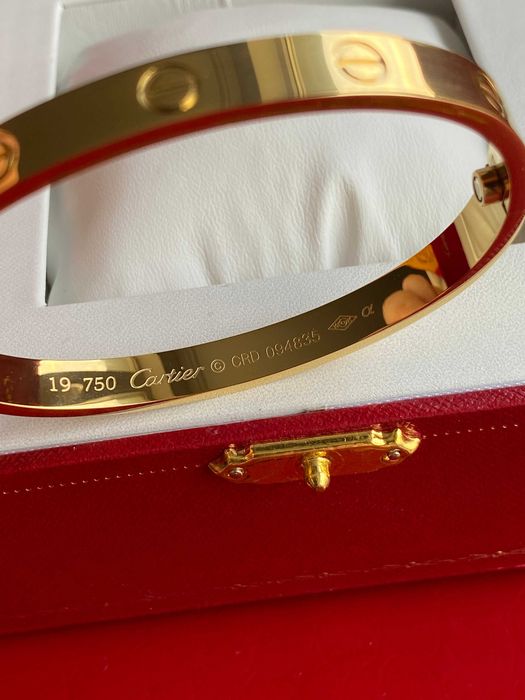 Brățară Cartier LOVE 19 aur 585