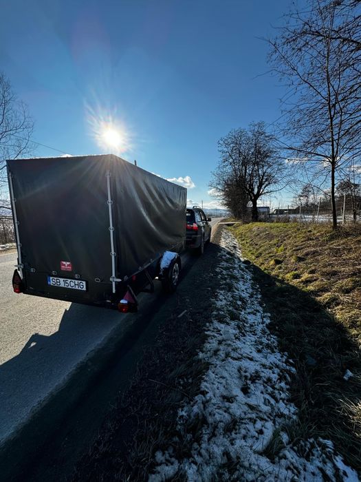 Remorca Westfalia 1200kg, sistem de franare si prelata