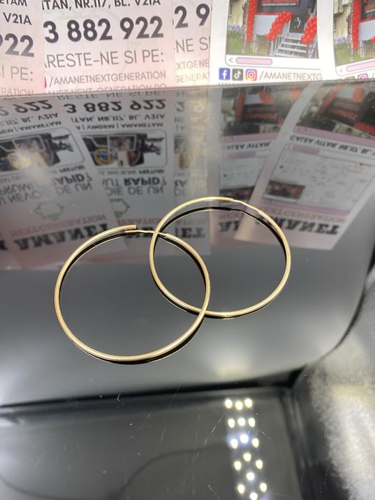 Amanet Next Generation/ Cercei din aur 14k