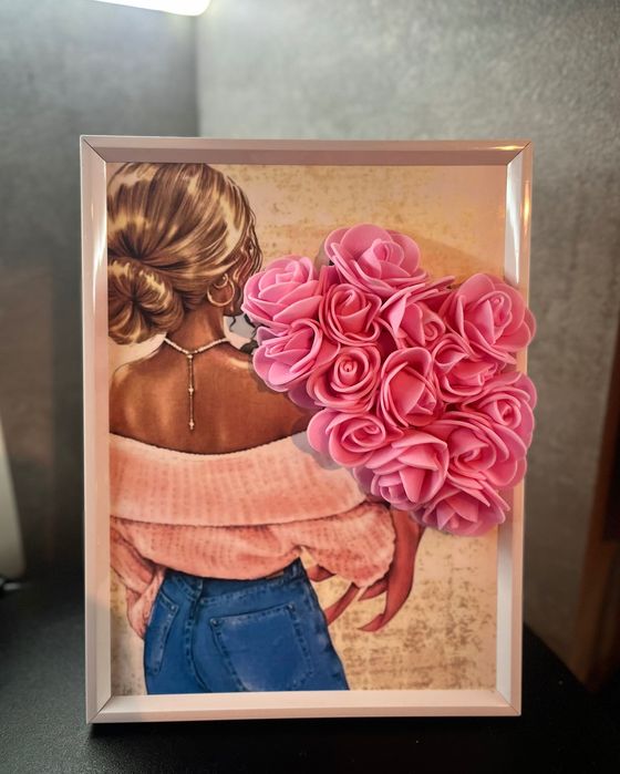 3D картини от рози