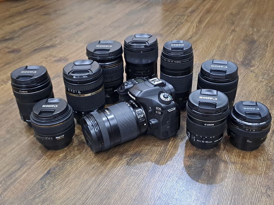 Продам Canon 80D Kit 18-135