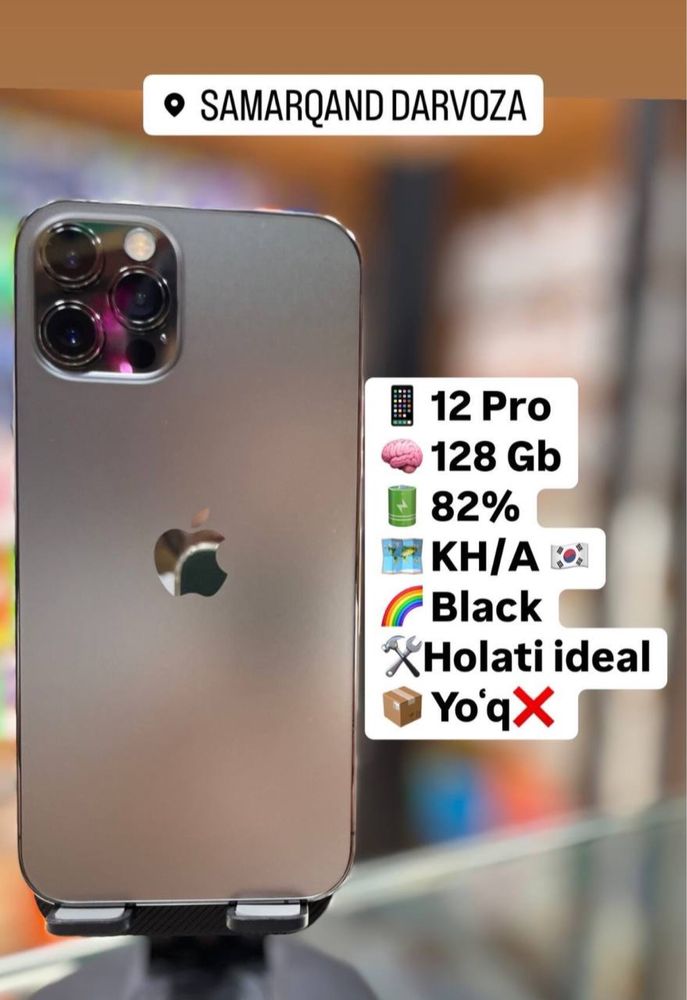 Iphone 12 pro holati tiniq 82%