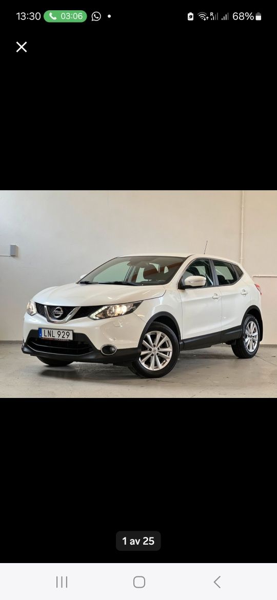 Nissan Qasqai 2014 1.5 diesel manual