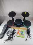 Барабани, китари, чинели, педали, палки Guitar hero rock band Drum kit