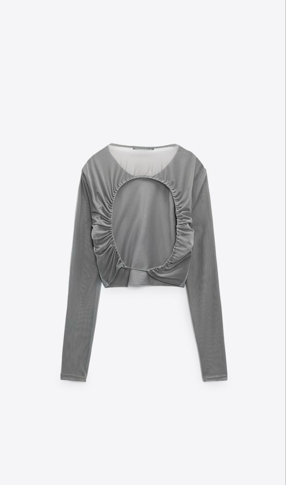 Блуза с гол гръб Zara / Зара М размер с етикет