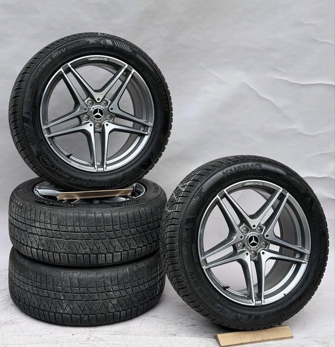 Оригинални джанти 19 цола amg + като нови зимни гуми 255/50/19 8мм
