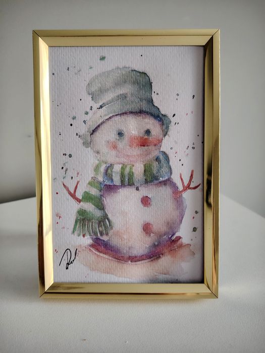 Рисувани картички акварел