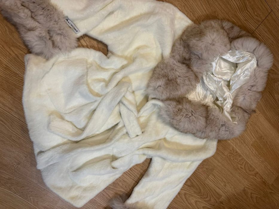 Палто /яке алкантара с лисица