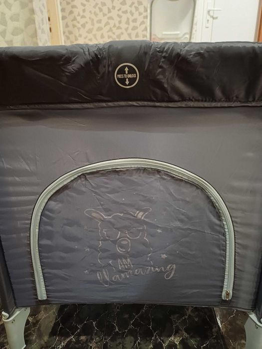 Бебшка кошара  - сгъваема с мемори матрак