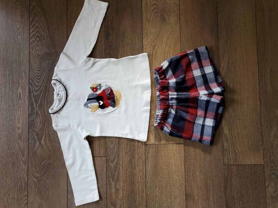 Комплект Майорал 74 см. блузи Майорал 86 см. рокля Manai 68 см