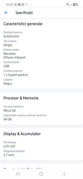 Cameră auto DVR Nextbase 4063.