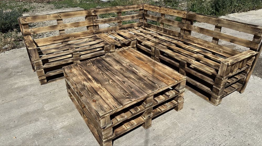 Mobilier paleti , Lădițe Nisip Copii din paleti