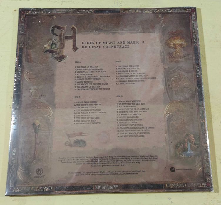 Heroes of Might and Magic III OST – 2nd edition vinyl