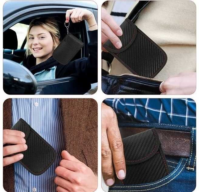 Калъфче за ключ, Система Keyless, блокиращ сигнали, GO RFID