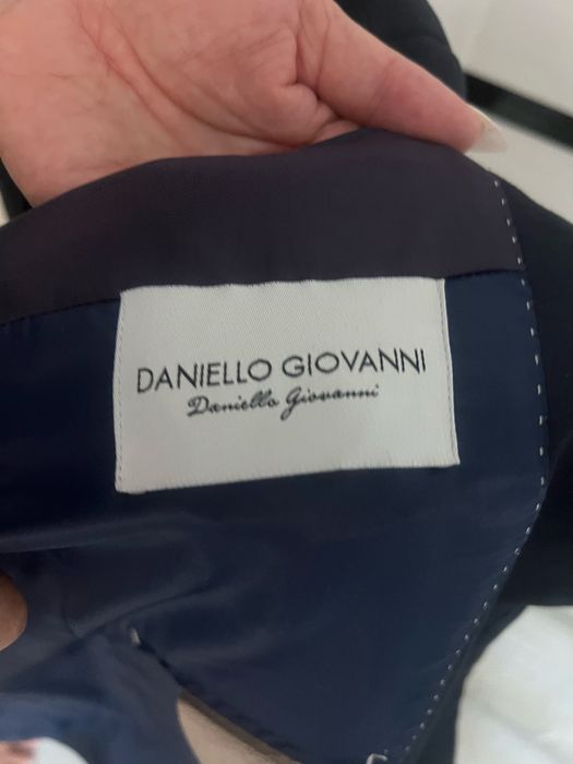 Пиджак с брюками темно синий